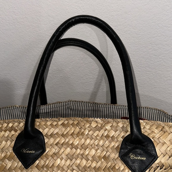 Victoria Couture Hello Kitty Woven Basket Tote Bag - Picture 9 of 16